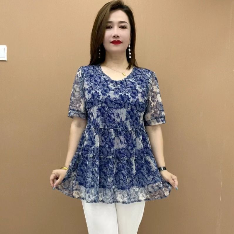 Women'S Fashion In The 50S - New Summer Casual Loose Floral Print