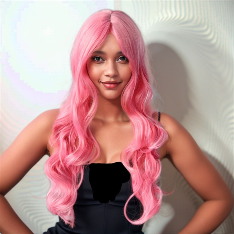 Xxl Women Fashion - Fashion Hair Extensions Synthetic Pink Young