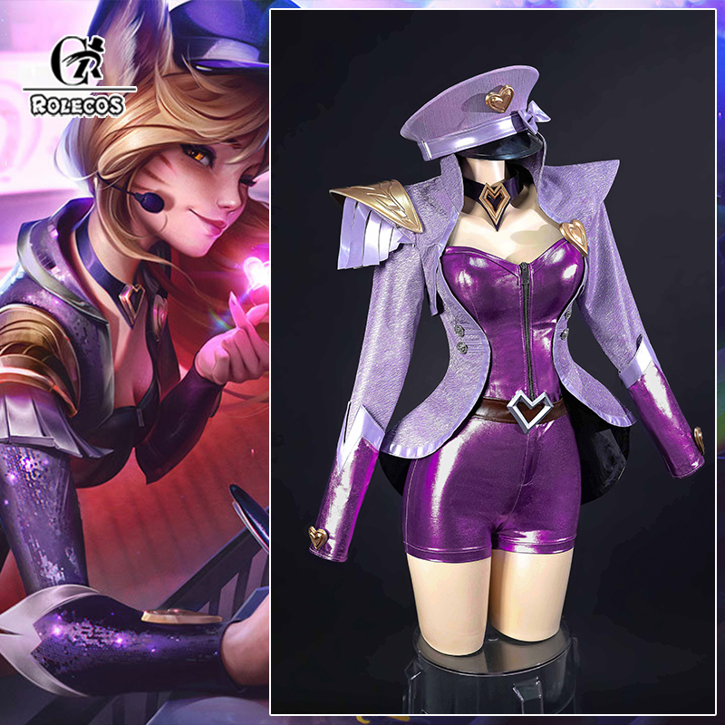 Women Fashion Jackets - ROLECOS Game LOL Popstar Singer Ahri