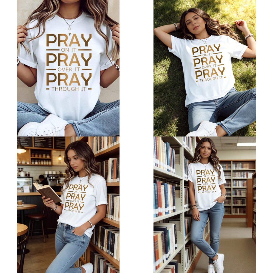 Women Fashion Quotes - 【New style】Pray On It Pray Over