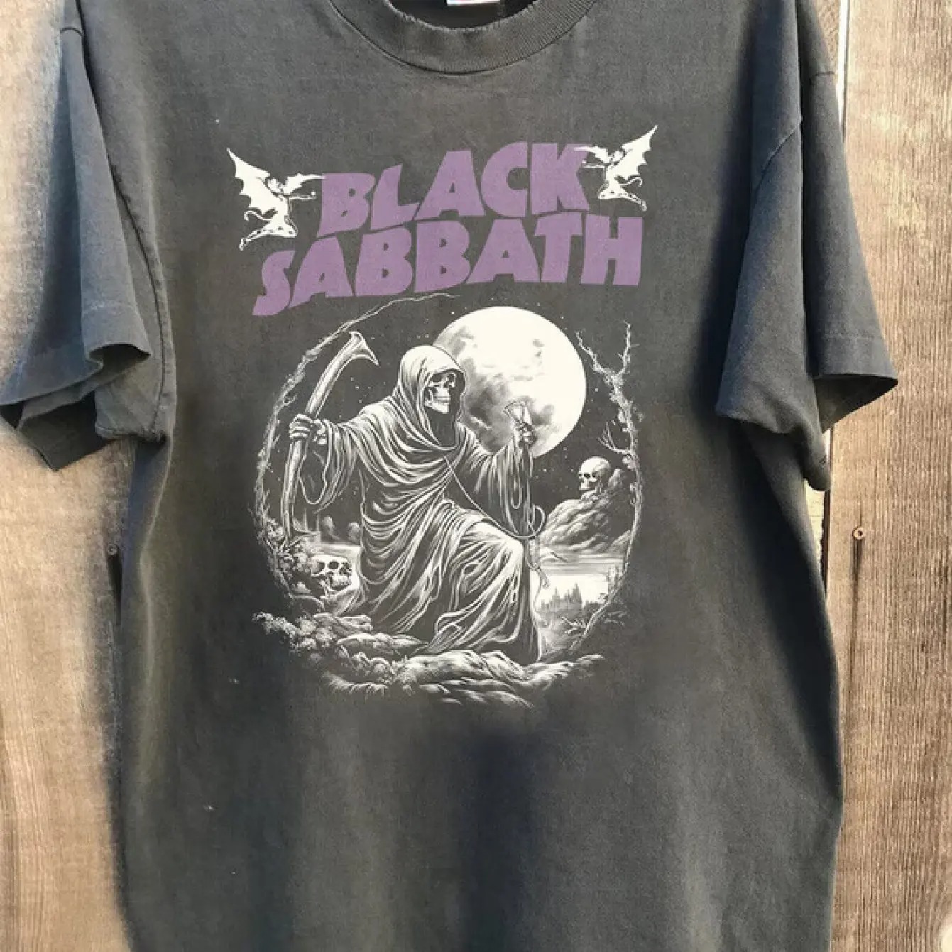 Women Fashion 80S - 2026 Summer Vintage 80s Black Sabbat