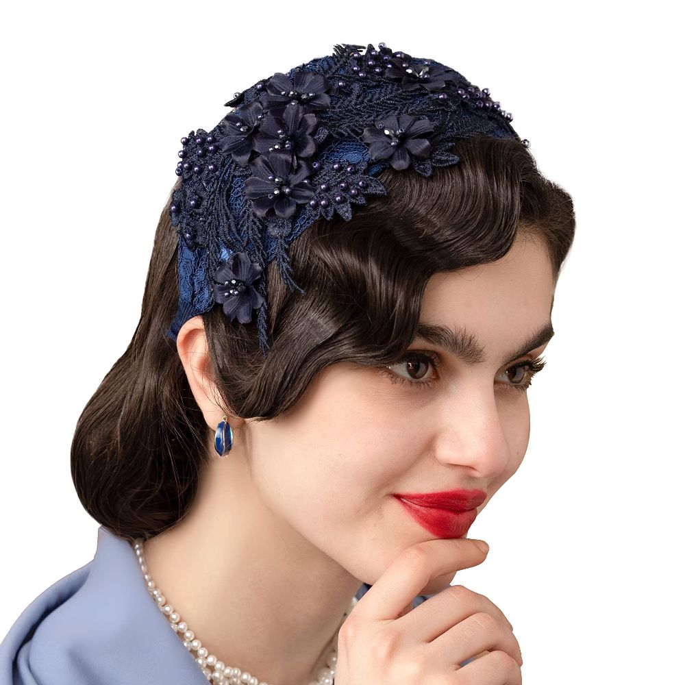 New Lace Fascinators Headband  - Women'S Fashion In The 50S 리뷰 및 가격