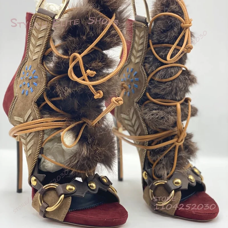 Gray Velvet Rope Wrapped Reddi - Women'S Fashion Boots 리뷰 및 가격