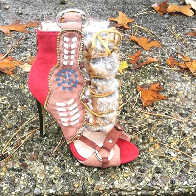 Gray Velvet Rope Wrapped Reddi - Women'S Fashion Boots 리뷰 및 가격