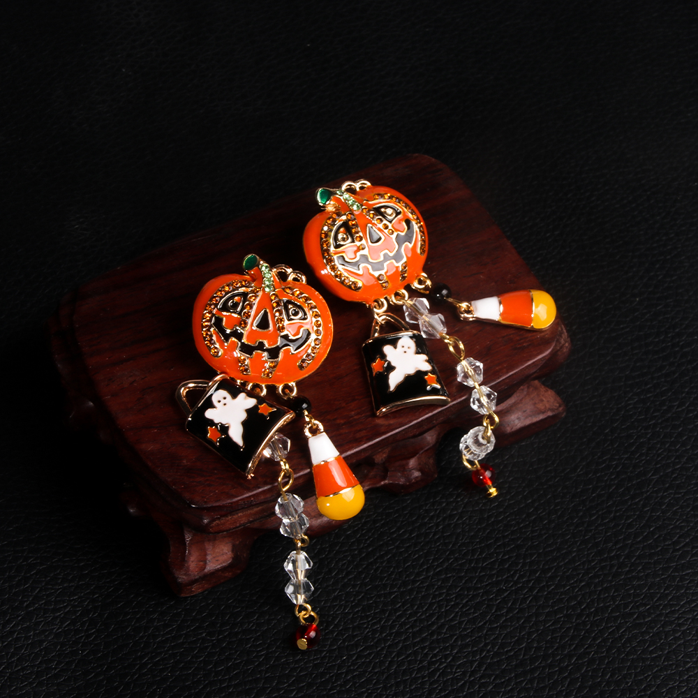 Cute Halloween Dangle Earrings - Women Fashion Brand Logo 리뷰 및 가격