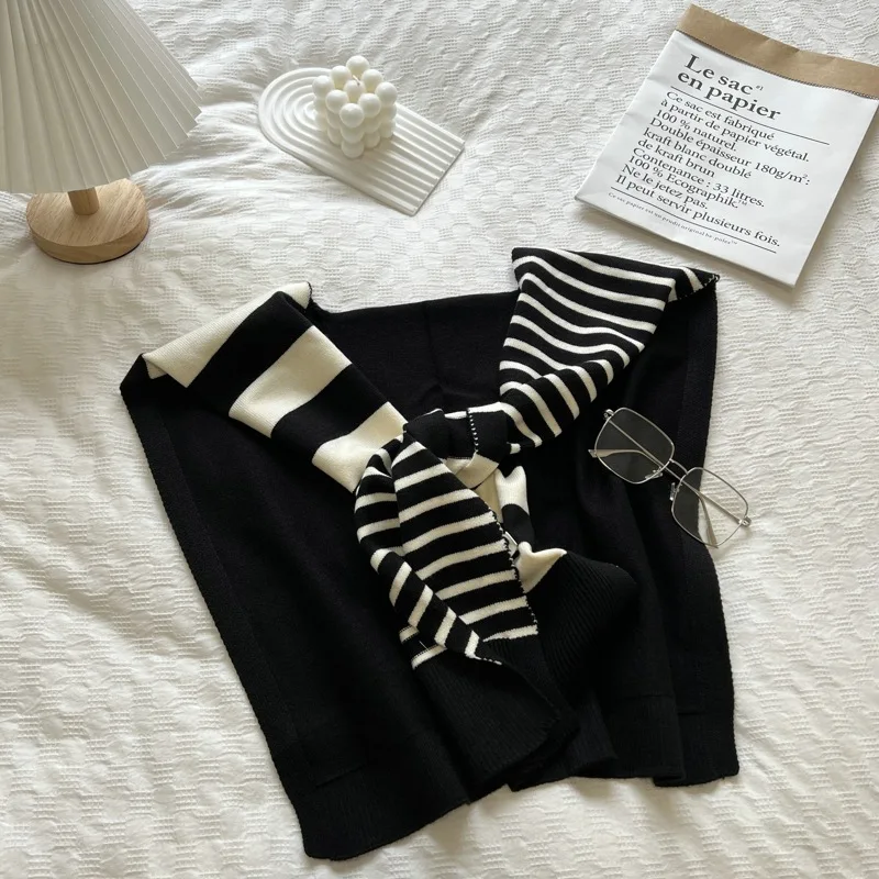 Match Black and White Knitted  - Women'S Fashion Website 리뷰 및 가격