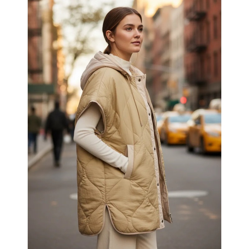 Women Sleeveless Quilted Jacke - Women'S Fashion Quilted Jacket 리뷰 및 가격