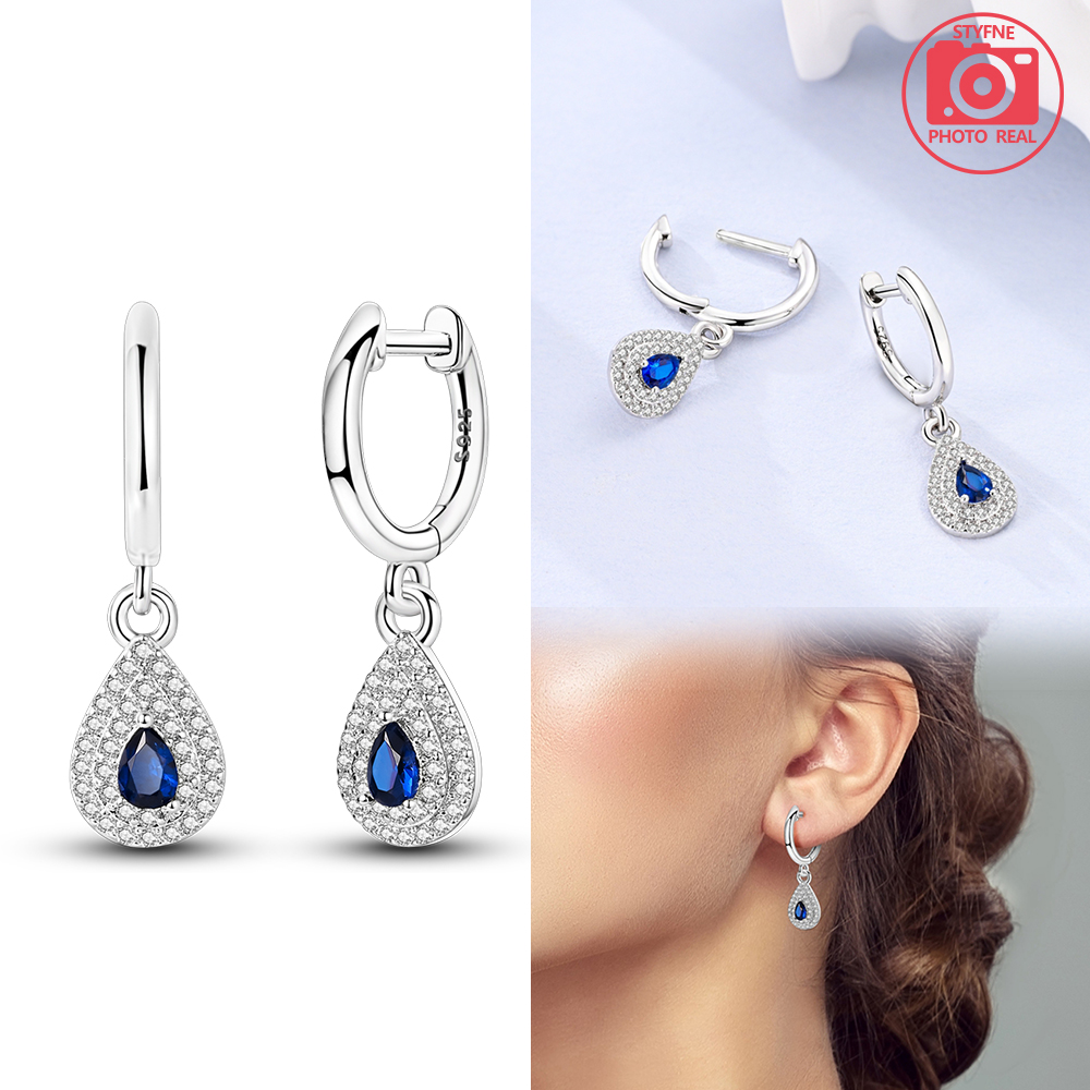 Silver Colors Sparkling Teardr - Women'S Fashion Website 리뷰 및 가격
