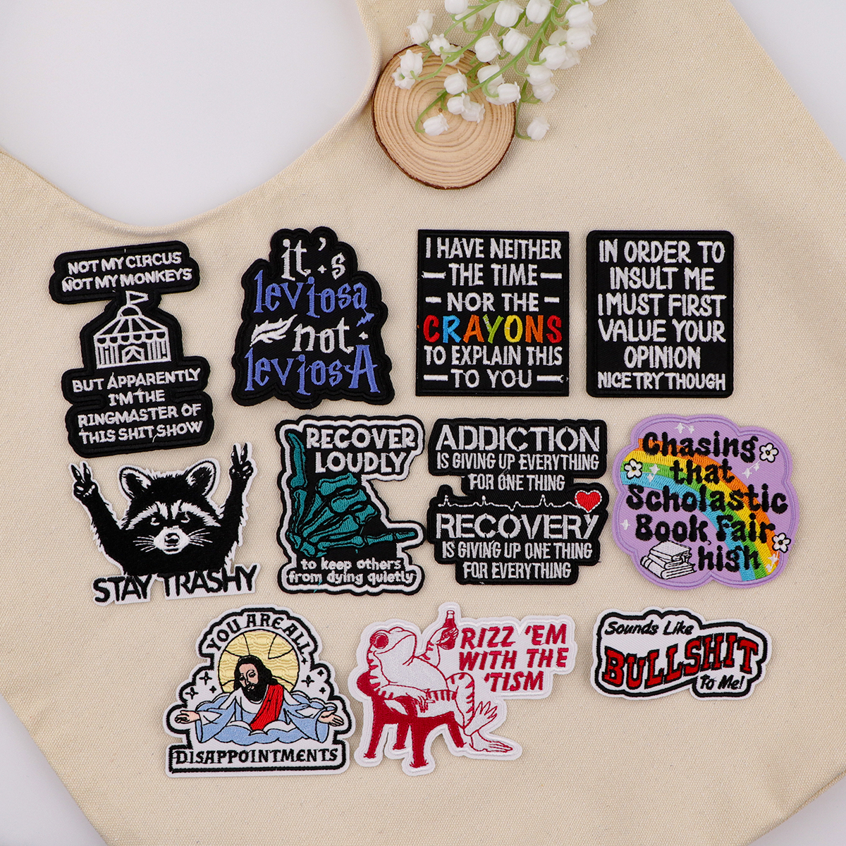 Quotes Patches On Clothes Funn - Women Fashion Quotes 리뷰 및 가격