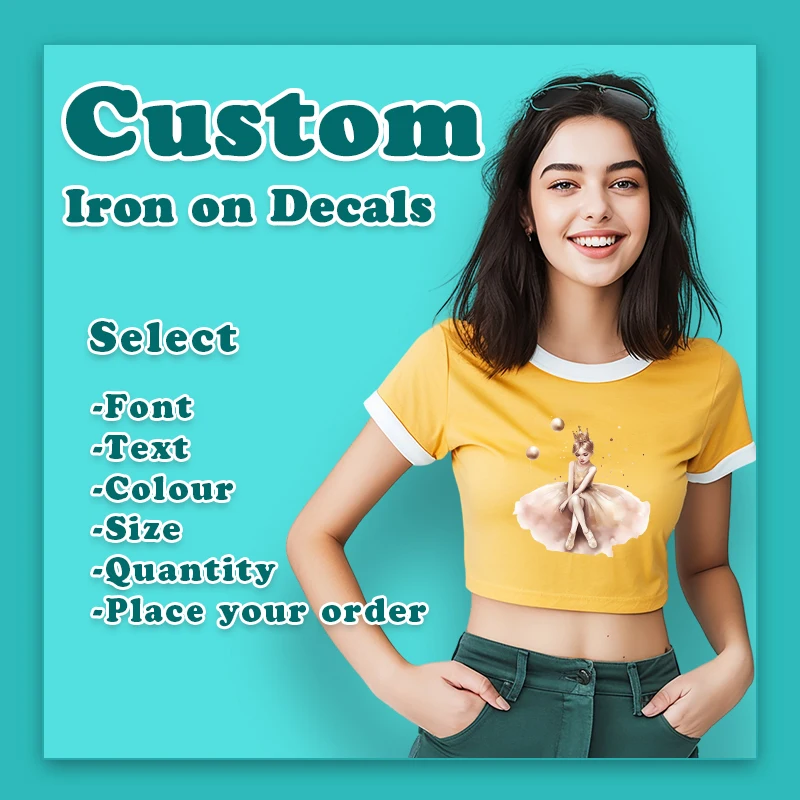 50PCS Custom Thermal Sticker B - Women Fashion Brand Logo 리뷰 및 가격