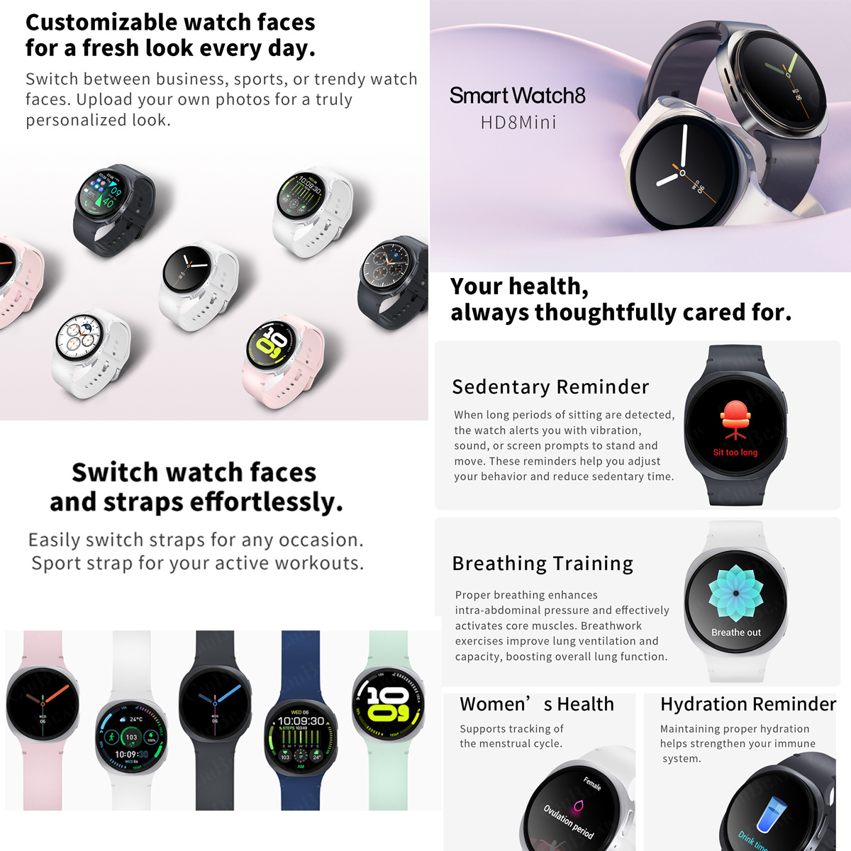 2026 New Watches 8 Mini GPS Tr - Women Fashion Zone 리뷰 및 가격