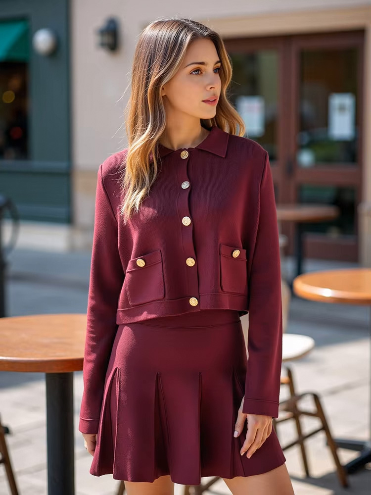 HH Elegant Women Knitted Red S - Longline Cardigan Knit 리뷰 및 가격