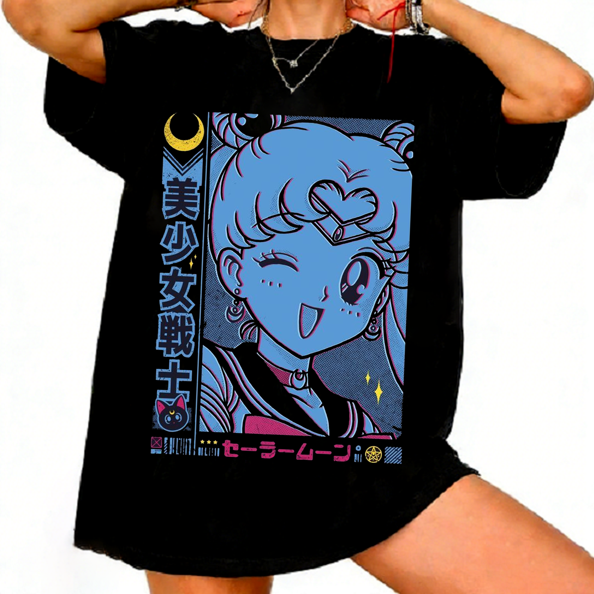Sailor Moon Retro 90s Anime Gr - Women'S Fashion From The 90S 리뷰 및 가격