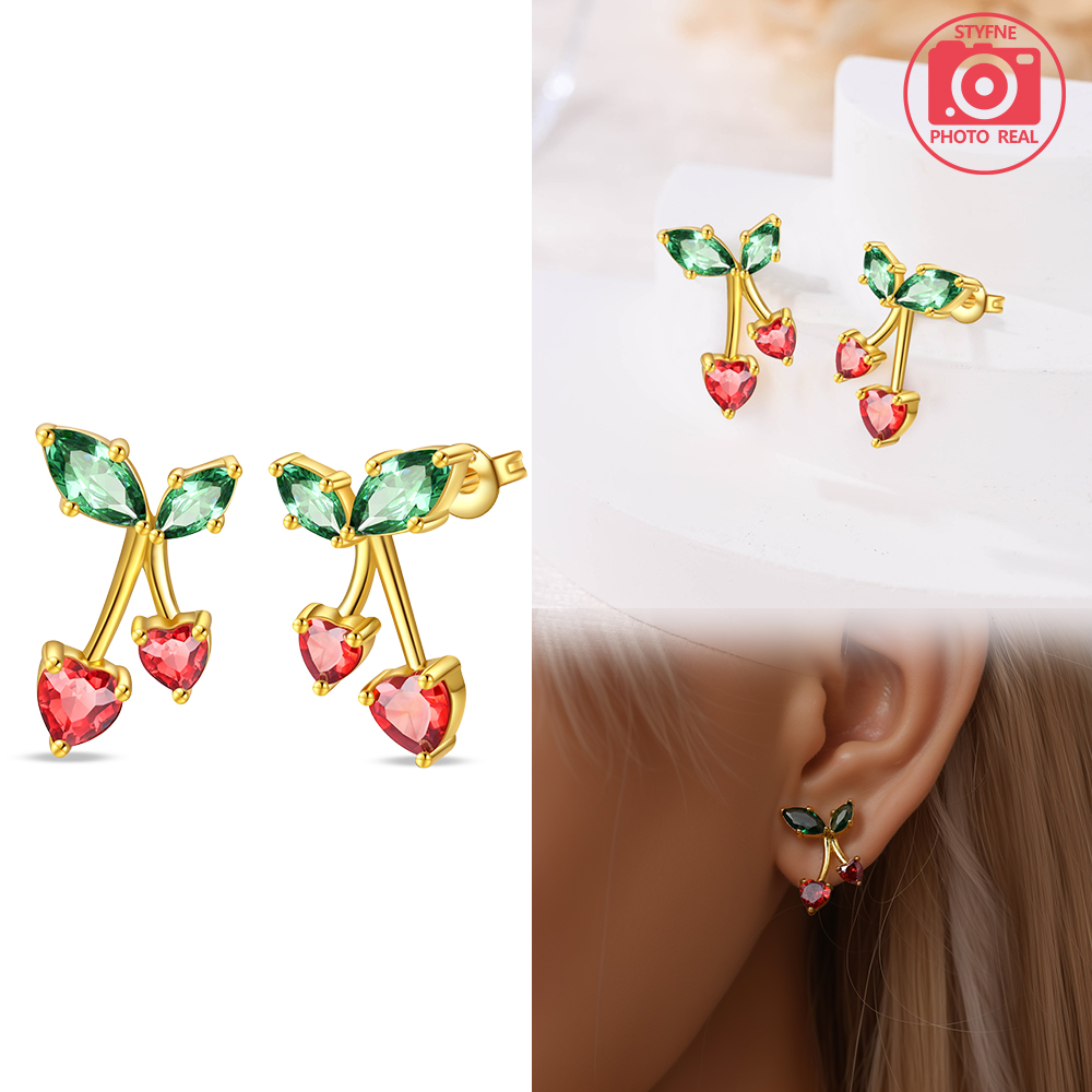 Strawberry Cherry Colorful Swe - Women'S Fashion Website 리뷰 및 가격