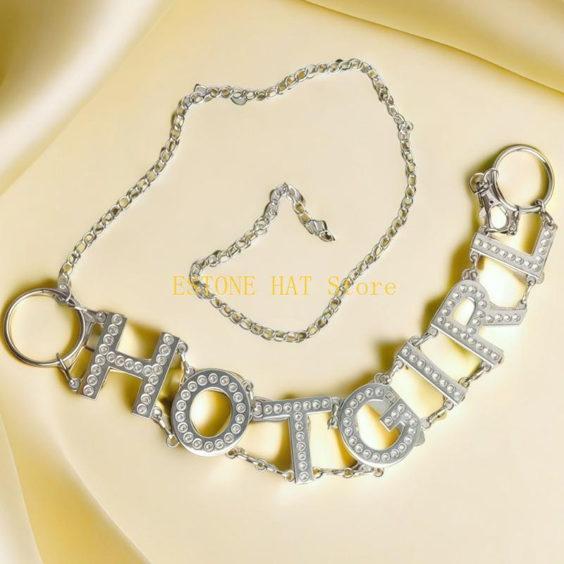 49MF Metal Letter Rhinestones  - Women'S Y3K Fashion 리뷰 및 가격