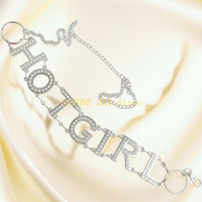 49MF Metal Letter Rhinestones  - Women'S Y3K Fashion 리뷰 및 가격