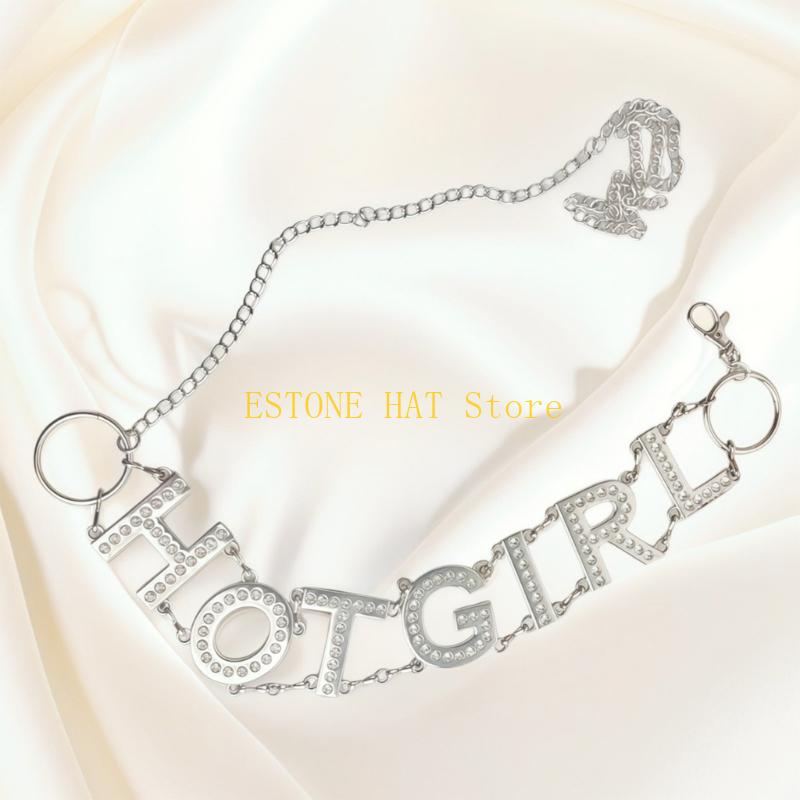 49MF Metal Letter Rhinestones  - Women'S Y3K Fashion 리뷰 및 가격