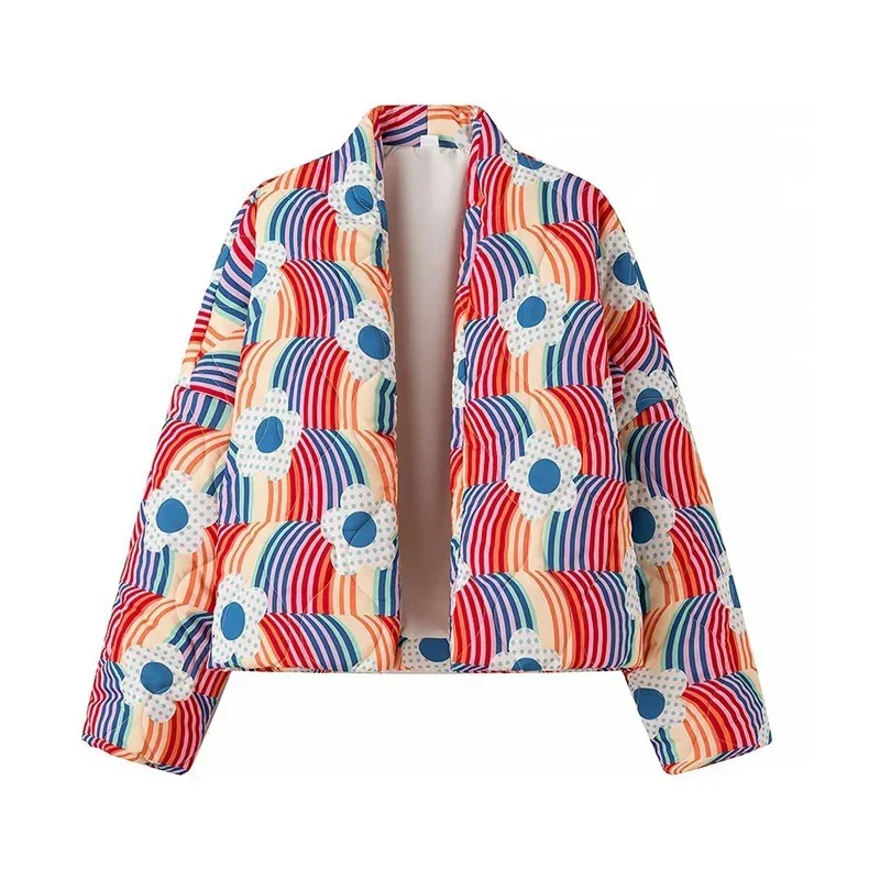 Fashion Print Quilted Coats fo - Women'S Fashion Quilted Jacket 리뷰 및 가격