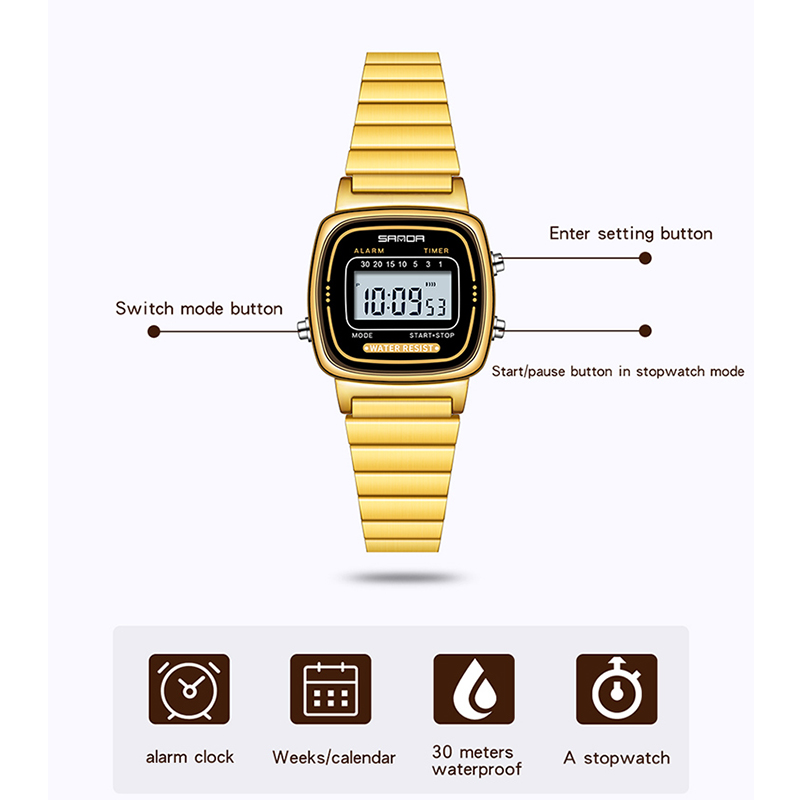 SANDA Women Golden Classic Qua - Women Fashion Zone 리뷰 및 가격