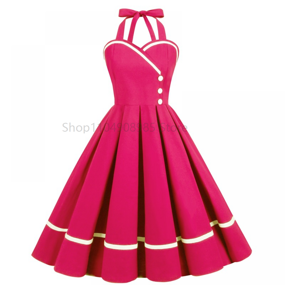 Retro Dress Women Elegant Fash - Women'S Fashion In The 50S 리뷰 및 가격