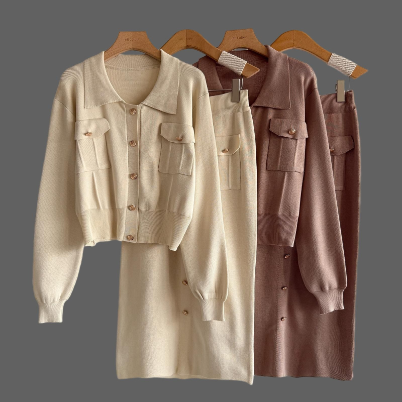 French Design Lapel Women's Su - Longline Cardigan Knit 리뷰 및 가격