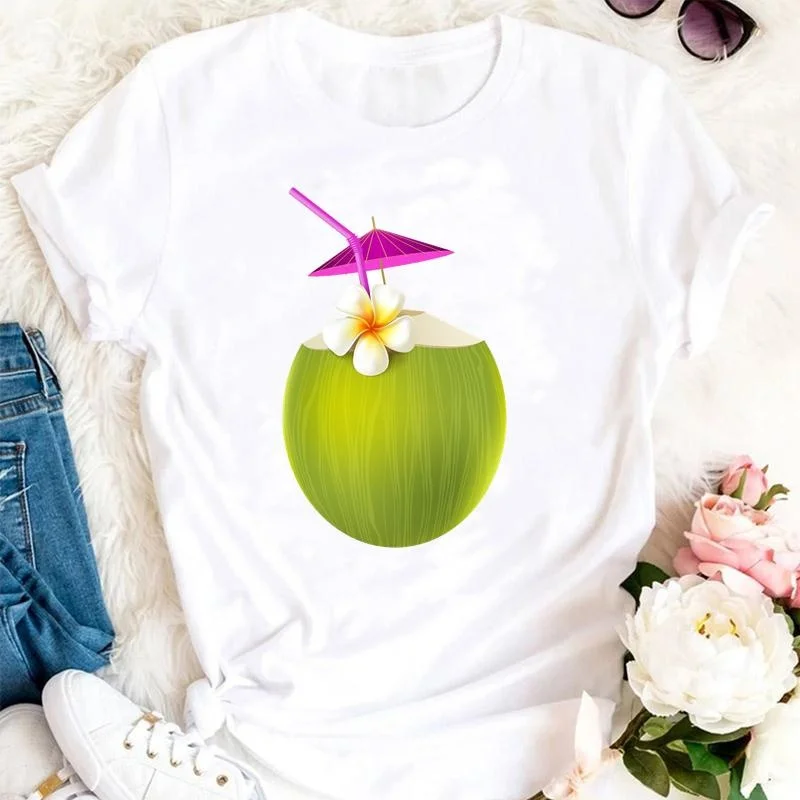 Women Summer Tshirts Cartoon I - Women'S Fashion From The 90S 리뷰 및 가격