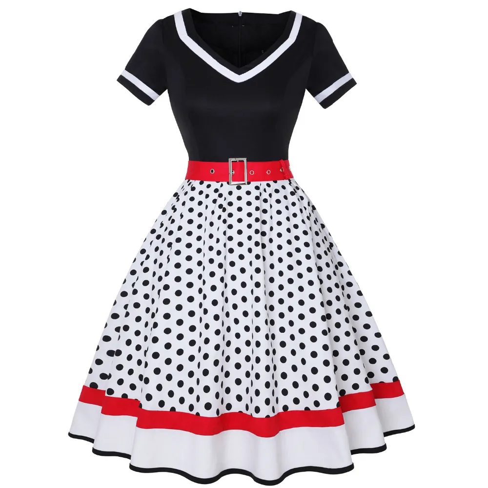 Vintage V-Neck Short Sleeve Sw - Women'S Fashion In The 50S 리뷰 및 가격