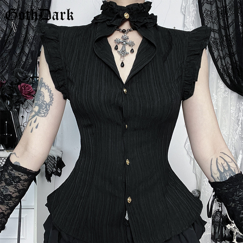 Goth Dark 90s Grunge Single Br - Women'S Fashion From The 90S 리뷰 및 가격
