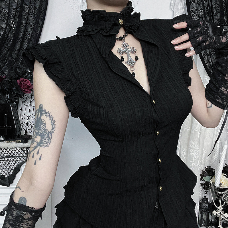 Goth Dark 90s Grunge Single Br - Women'S Fashion From The 90S 리뷰 및 가격