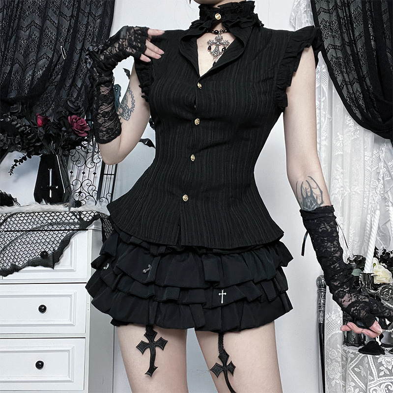 Goth Dark 90s Grunge Single Br - Women'S Fashion From The 90S 리뷰 및 가격