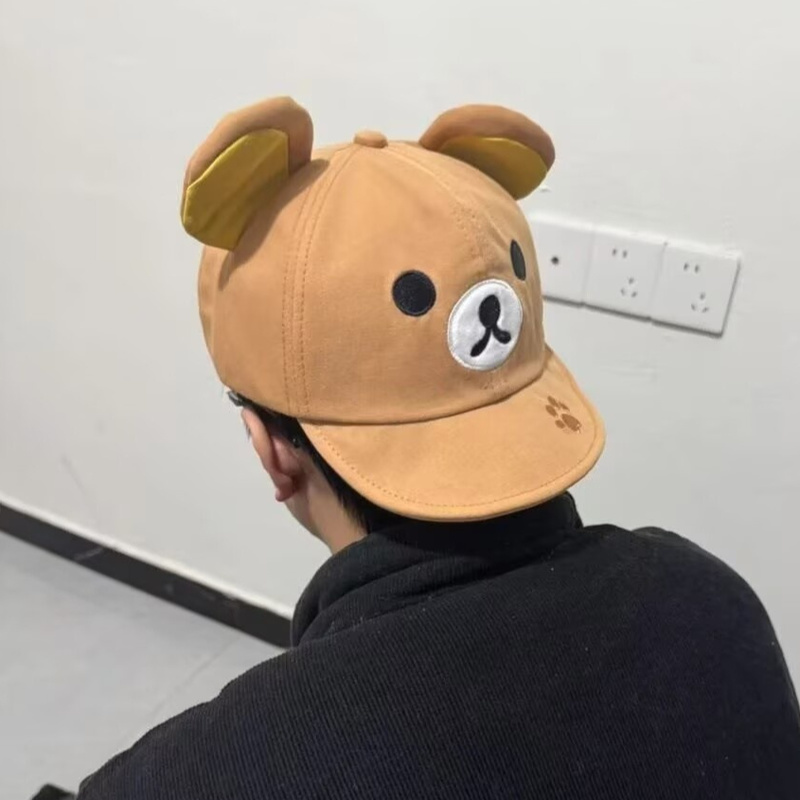 Rilakkuma Bear With Ear Cap Su - Women'S Fashion Hats 리뷰 및 가격