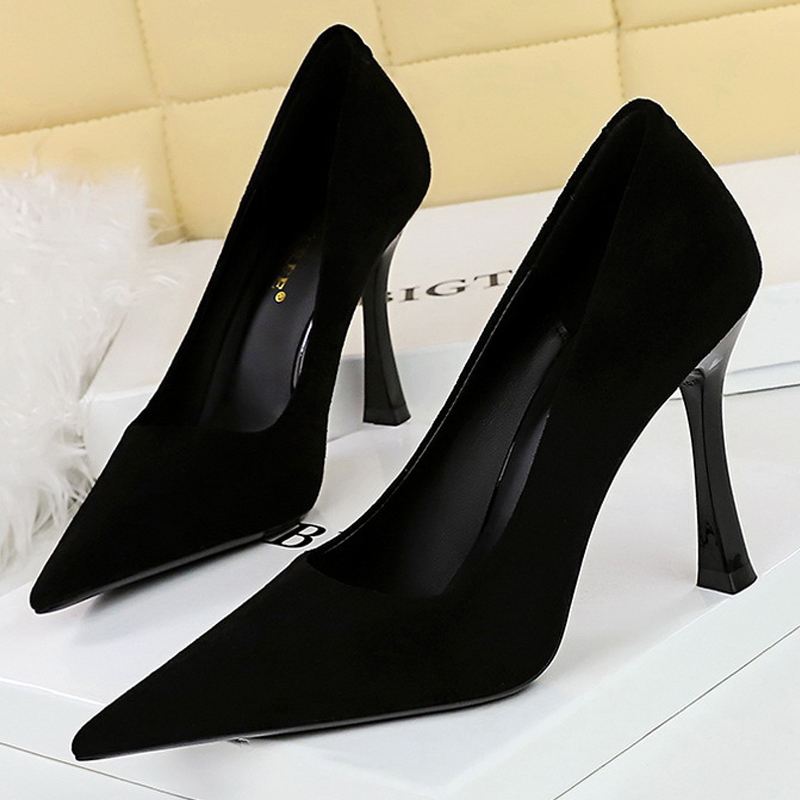 BIGTREE Shoes Suede Black Wome - Xxl Women Fashion 리뷰 및 가격