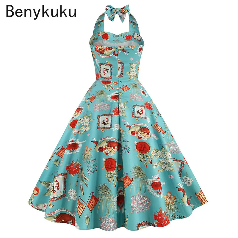 Women Summer Print 50s 60s Vin - Women'S Fashion In The 50S 리뷰 및 가격