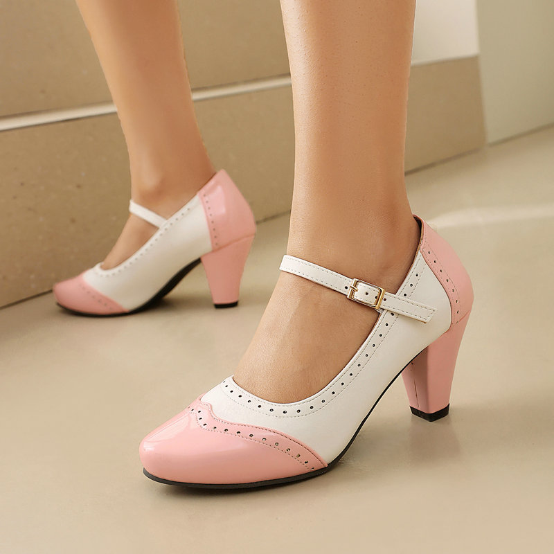 Mary Jane Shoes Women Patent L - Women'S Fashion In The 50S 리뷰 및 가격