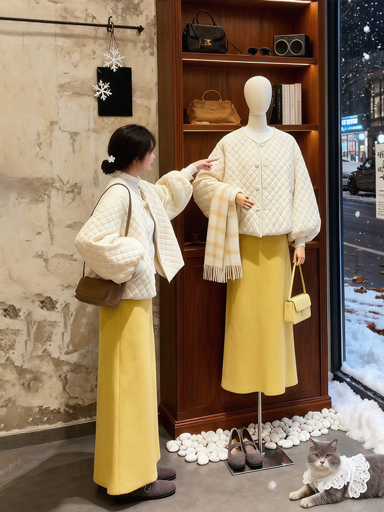 Korean Style Winter Fashion pl - Women'S Fashion Quilted Jacket 리뷰 및 가격