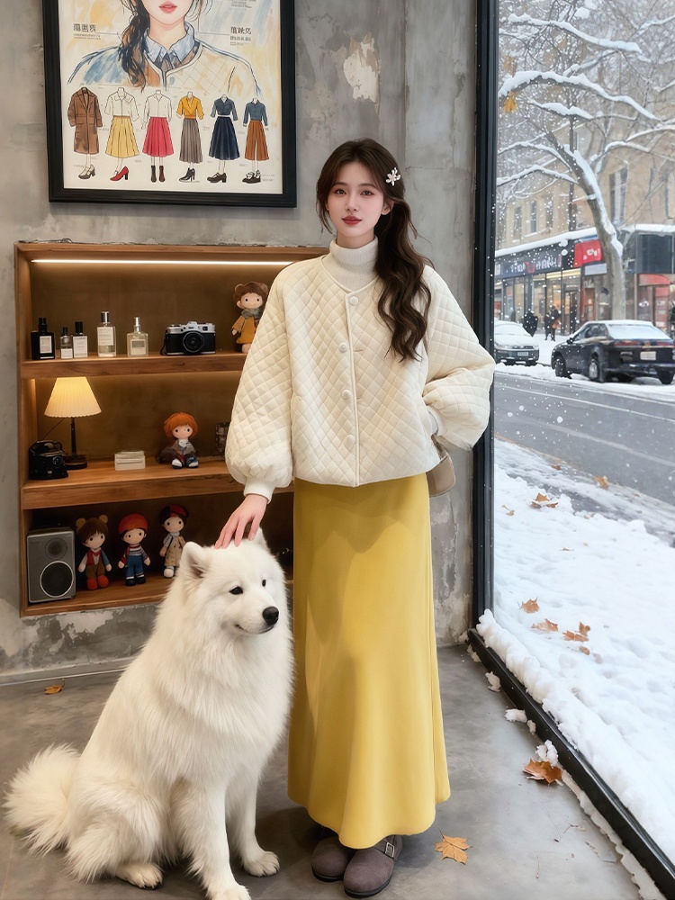 Korean Style Winter Fashion pl - Women'S Fashion Quilted Jacket 리뷰 및 가격