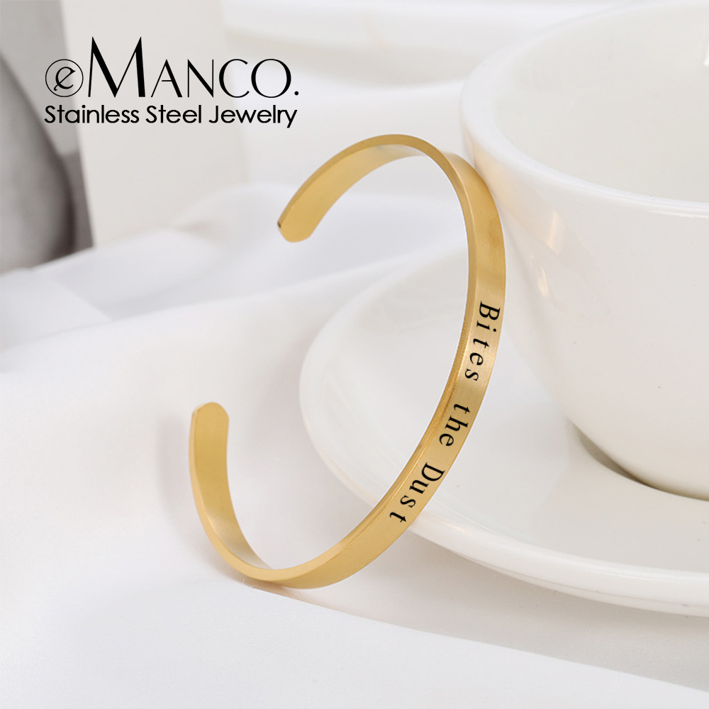 eManco 6mm Gold Color Stainles - Women Fashion Quotes 리뷰 및 가격