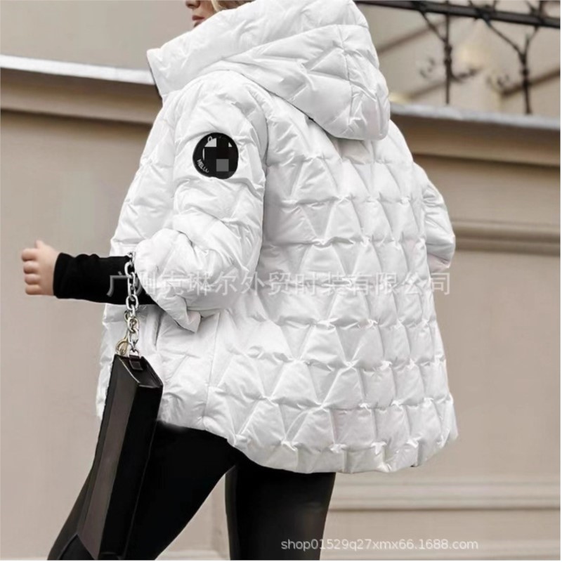 Street Fashion Hooded Quilted  - Women'S Fashion Quilted Jacket 리뷰 및 가격