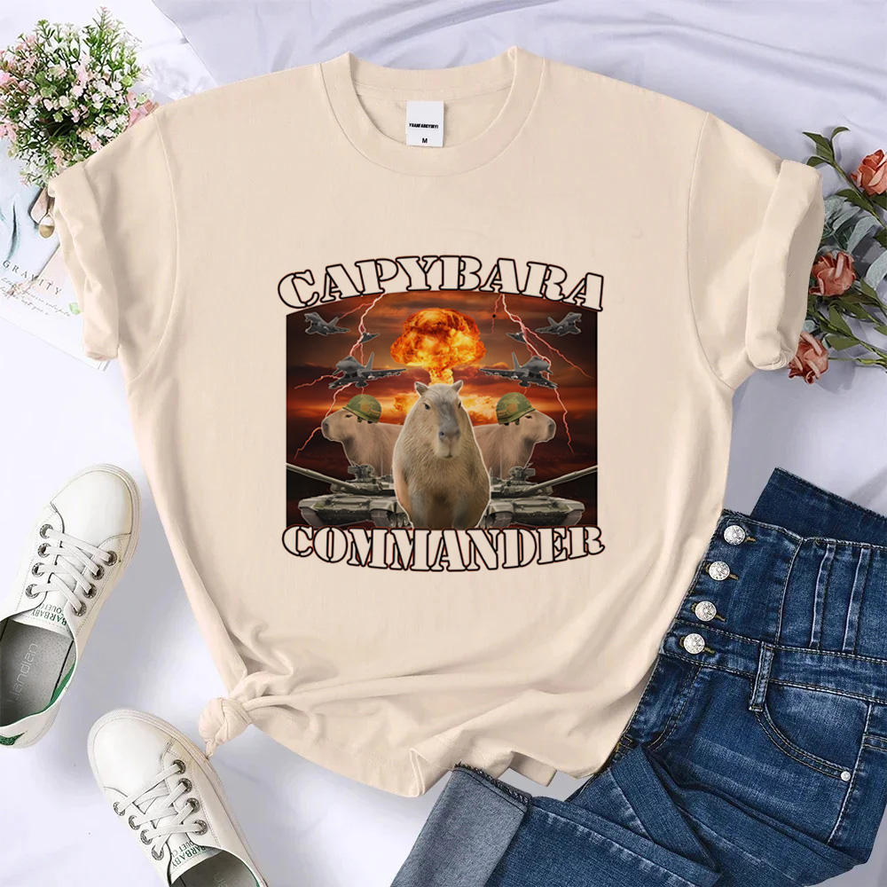 Capybara t shirt women Japanes - Women Fashion 80S 리뷰 및 가격