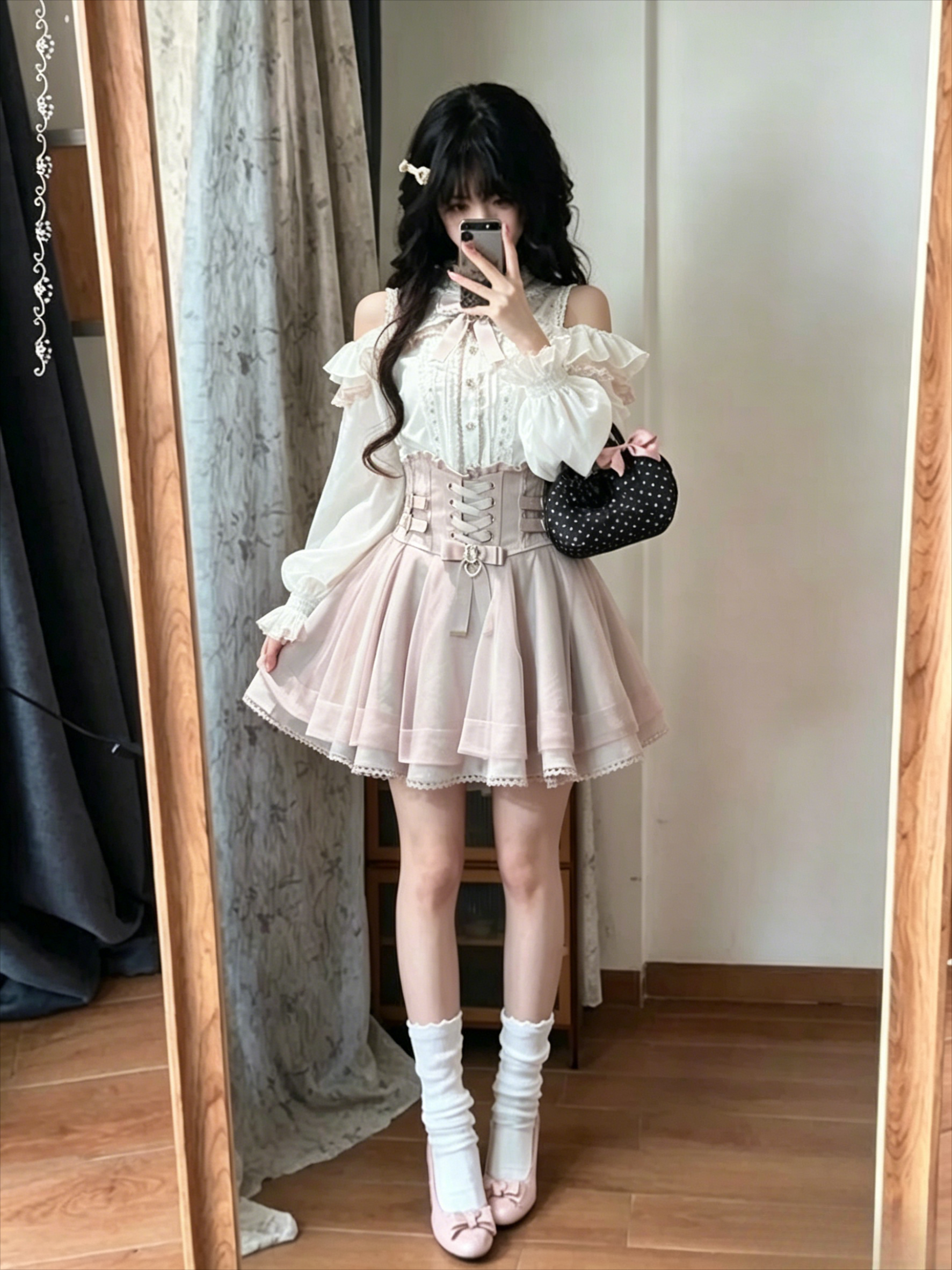 Y2k Sweet Lolita Japanese 2 Pi - Longline Cardigan Knit 리뷰 및 가격
