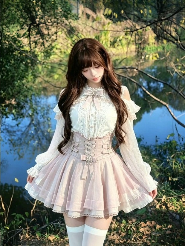 Y2k Sweet Lolita Japanese 2 Pi - Longline Cardigan Knit 리뷰 및 가격