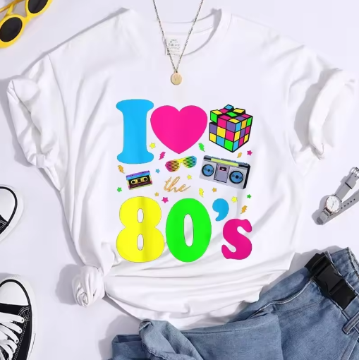 New Fashion I Love The 80s T-S - Women Fashion 80S 리뷰 및 가격