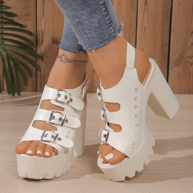 Super High Heel Sandals Summer - Fashion Women Belt 리뷰 및 가격