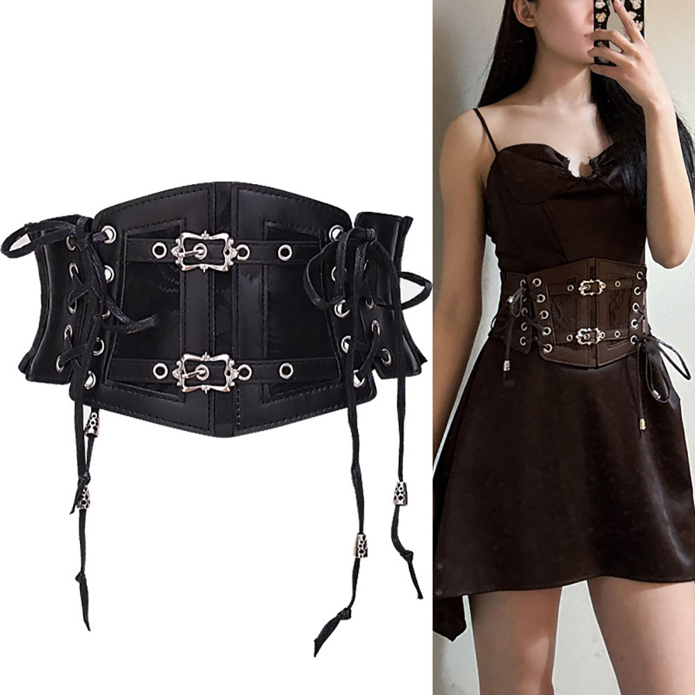 Women's Retro Wide Corset Belt - Women'S Y3K Fashion 리뷰 및 가격