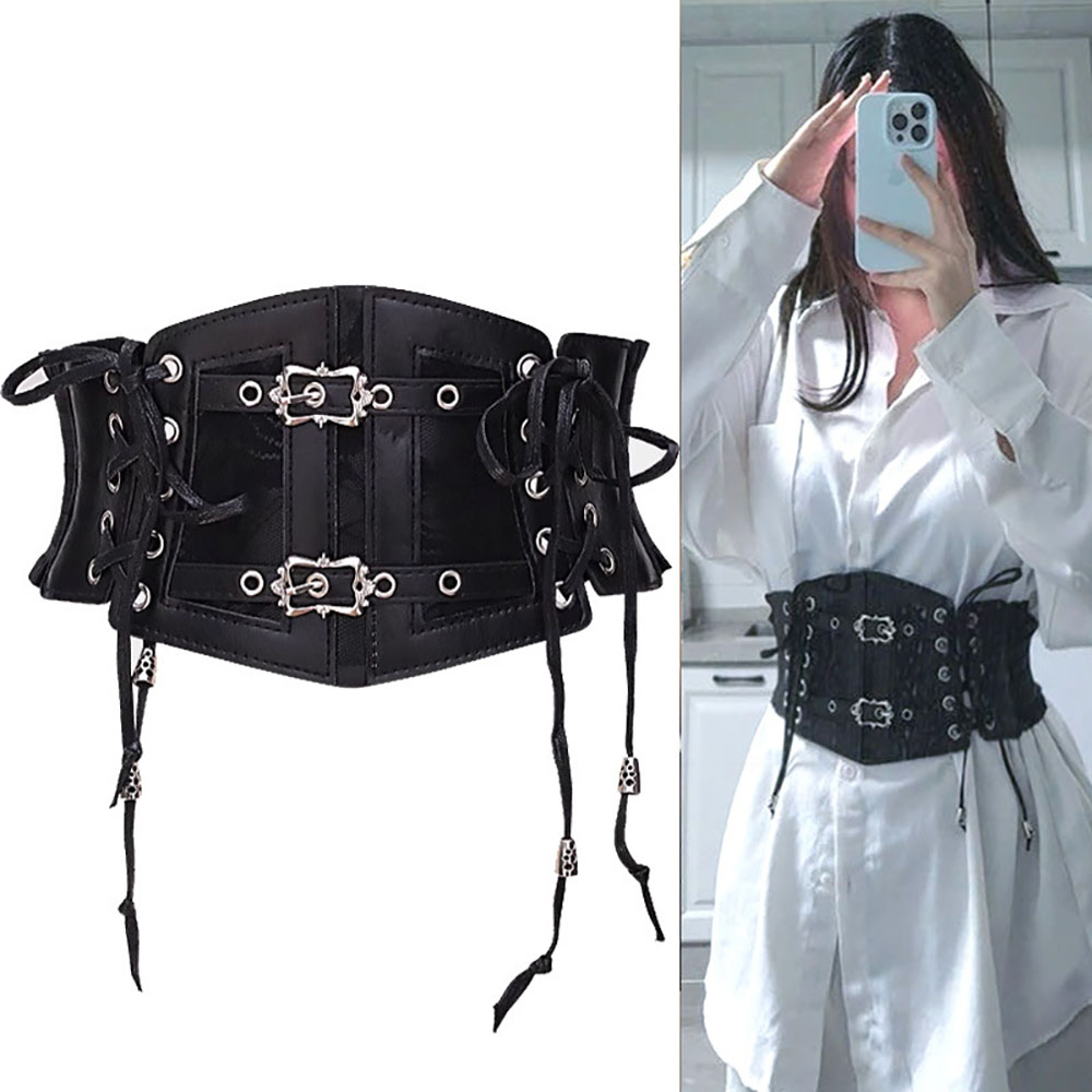Women's Retro Wide Corset Belt - Women'S Y3K Fashion 리뷰 및 가격