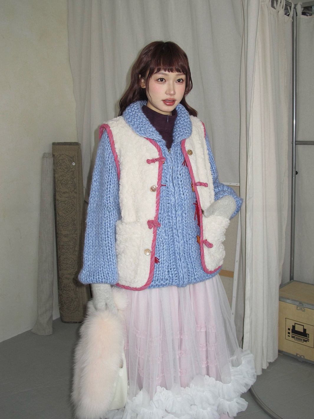 Korean Style Lazy Feel Handmad - Longline Cardigan Knit 리뷰 및 가격