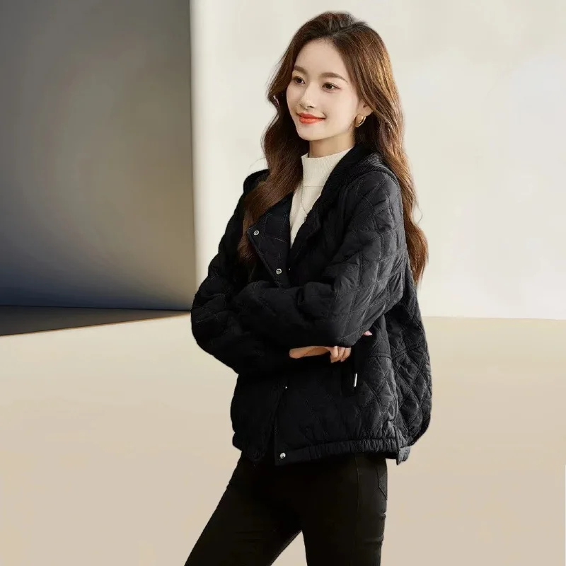 Women's Diamond Grid Fashion H - Women'S Fashion Quilted Jacket 리뷰 및 가격