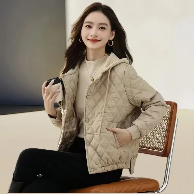 Women's Diamond Grid Fashion H - Women'S Fashion Quilted Jacket 리뷰 및 가격