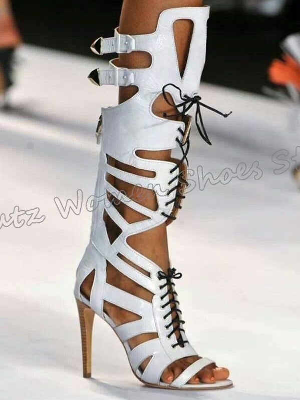 Sneaker Boot Knee High Lace-Up - Women'S Fashion Boots 리뷰 및 가격