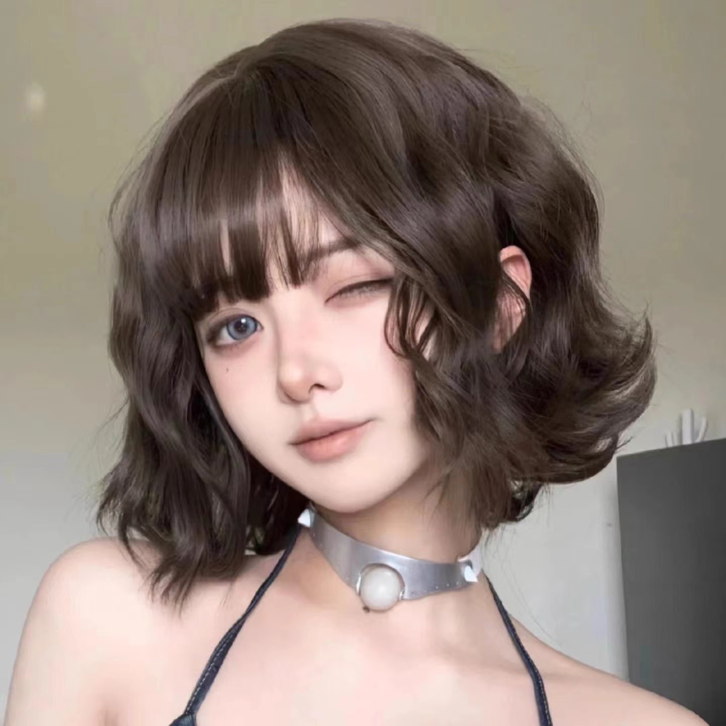 Black Short Curly Hair Wig for - Xxl Women Fashion 리뷰 및 가격